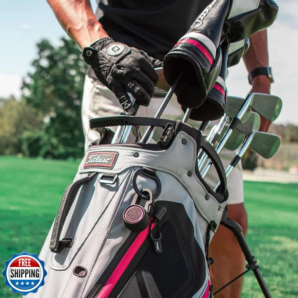 Mosquetón con soporte de clip pequeño Fashionit diseñado para adaptarse a un micro altavoz U, P Foto 4 de 4