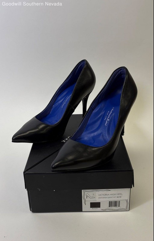 Antonia Saint Women's Black Heels With Box - Size 10