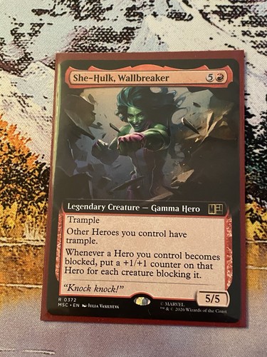She-Hulk, Wallbreaker (Extended Art) - 372 / English / Near Mint MTG - Afbeelding 5 van 6