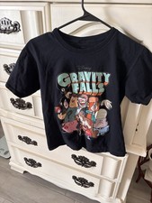 Camiseta Disney Gravity Falls Negra 100% Algodón Adulto Talla L