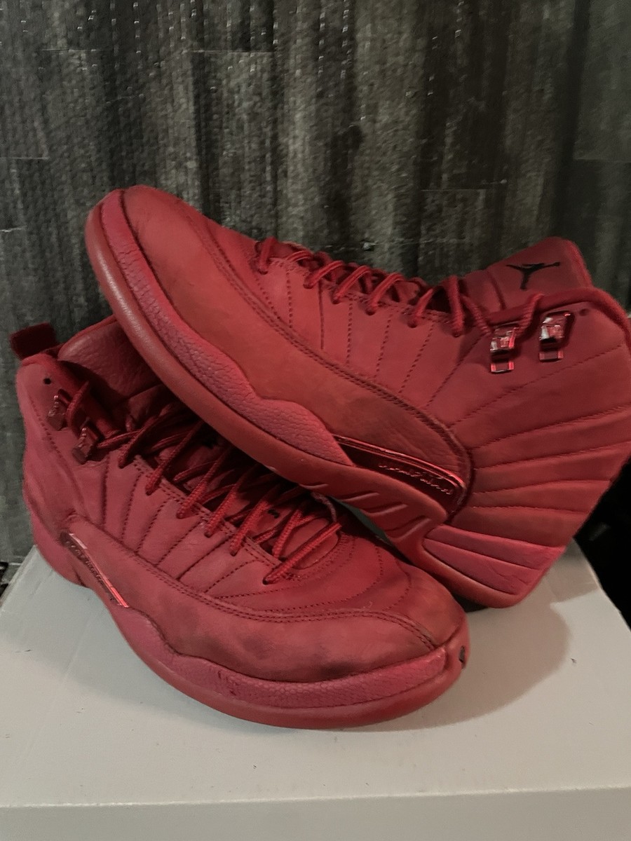 red suede air jordan 12 gym red 2018