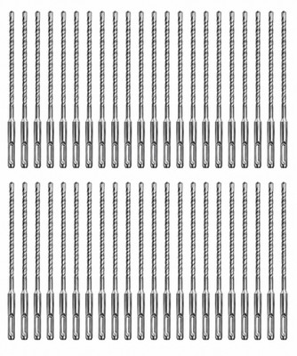 3/16''x6'' SDS Plus Rotary Hammer Drill Bit Set Masonry Concrete Drill Bit-60Pcs