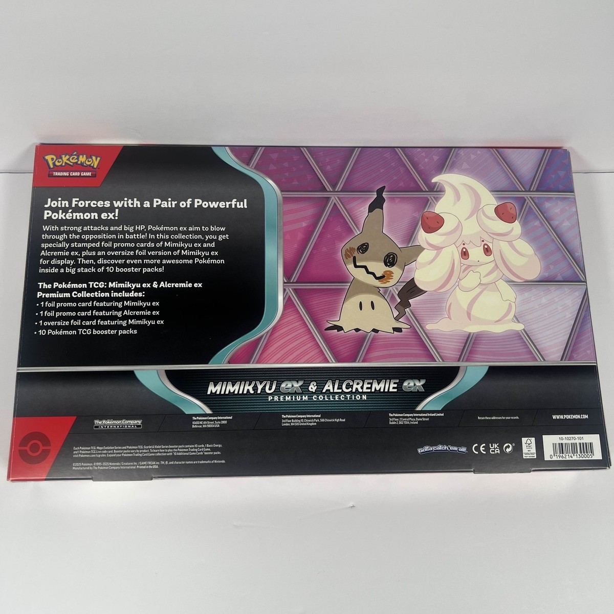 pokmon trading card game:mimikyu ex & alcremie ex premium collection pokmon trading card game:mimikyu ex & alcremie ex premium collection  Pokmon TCG: Mimikyu ex & Alcremie ex Premium Collection Box NEW
