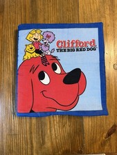 CLIFFORD THE BIG RED DOG - Completed Cloth Fabric Soft Book Child Babg