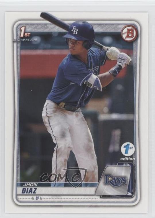 2020 Bowman 1st Edition Jhon Diaz #BFE-30 6tw