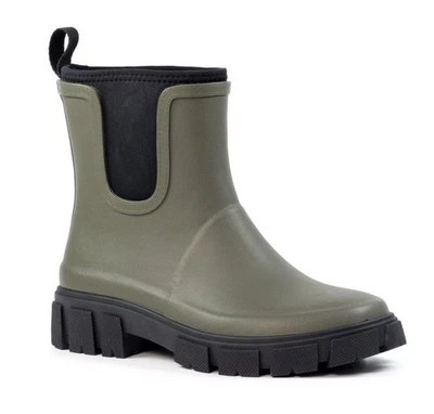 Lazy Dogz Ladies Lake Ankle Gummistiefel oliv Damen Country Gardening Walking