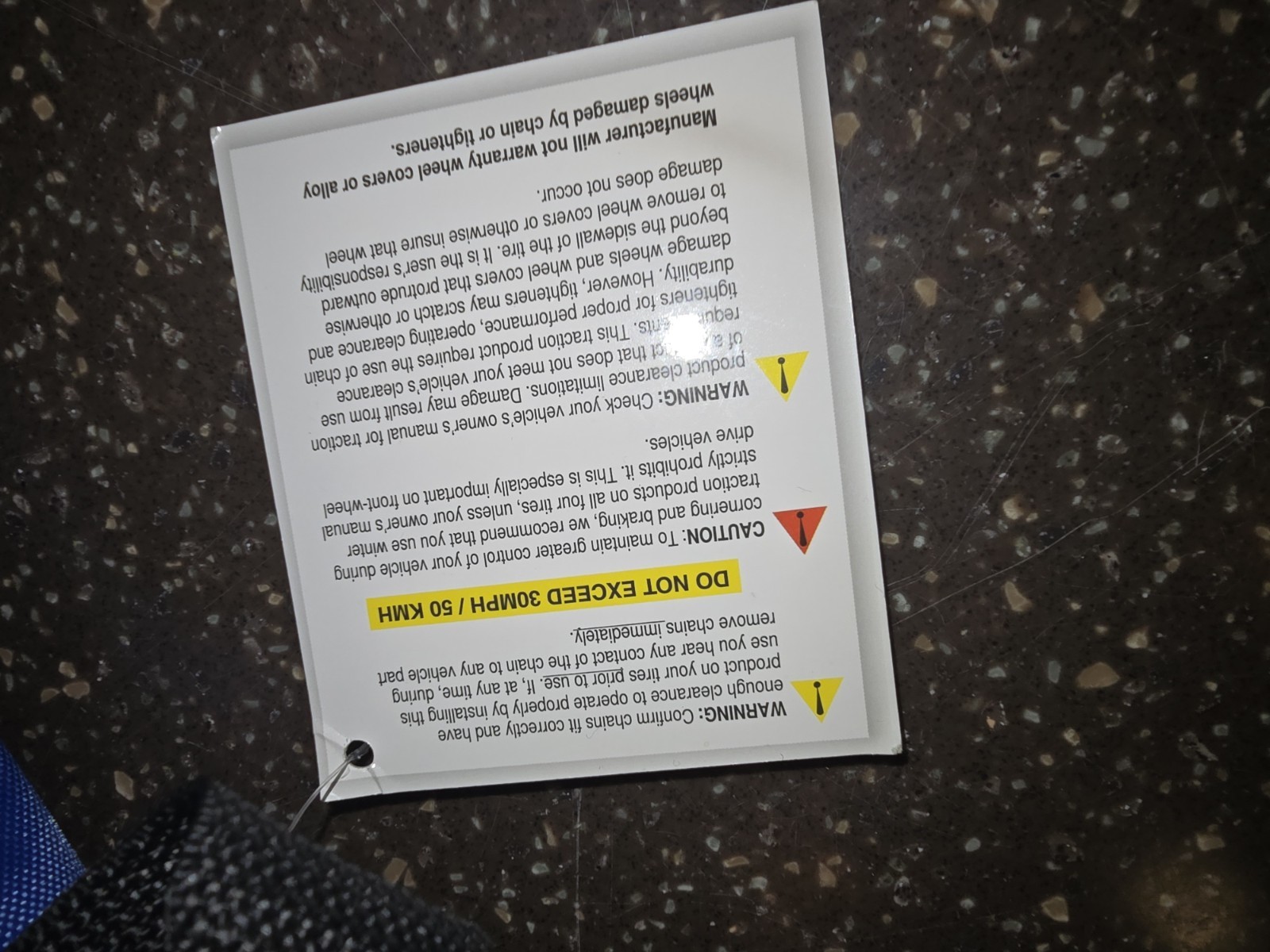 Security Chain Company SZ129 Cable Tire Chain