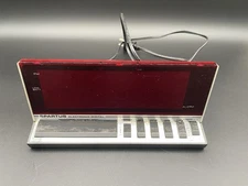 Spartus Gray w/ Red Display Electronic Digital Alarm Clock - Vintage Model #1150