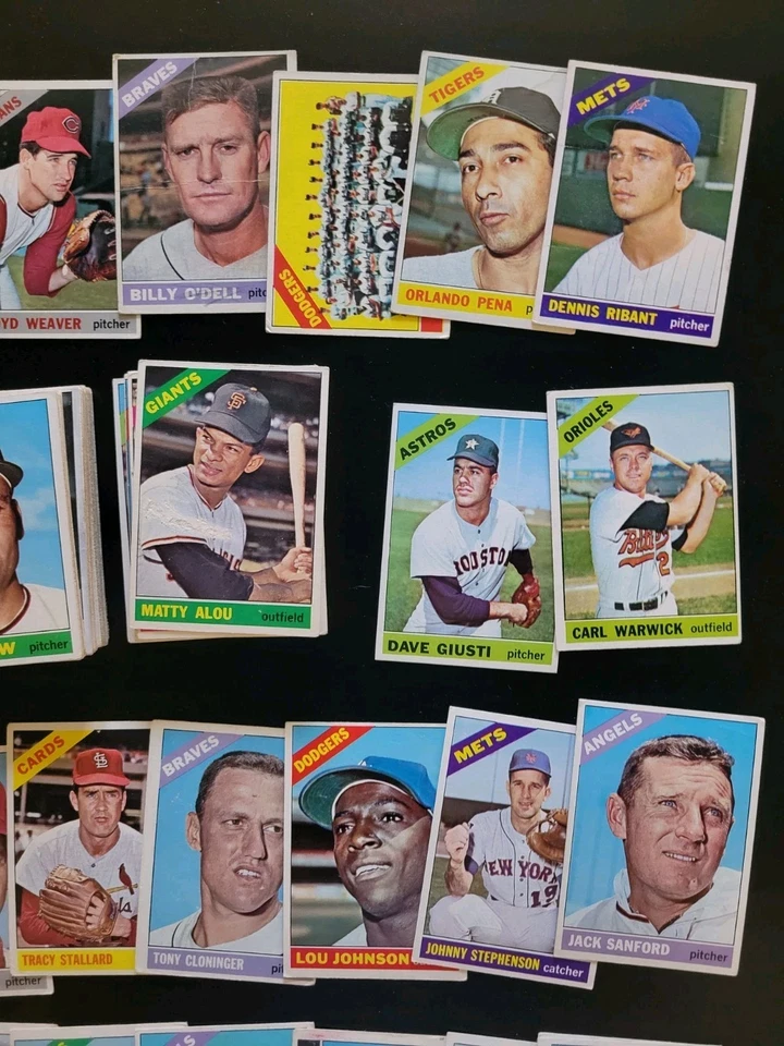 1966 Topps Baseball Card Lot - 110 Different - Ted Abernathy | Sam Mele | More! - Image 4 of 4