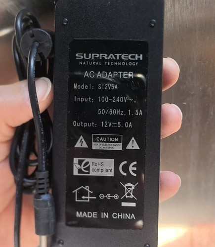 Suprarech S12V5A 12V 5A Universal Monitor Netzteiladapter Ladegerät