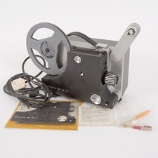 PROJECTEUR FILM CINÉMA VINTAGE BOLEX 18-3 DUO 8mm avec MANUEL, BOBINE & OUTILS TESTÉ