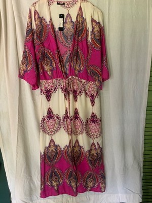 Janice Pink Maxi Duster