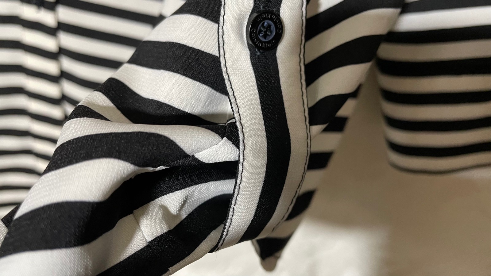 Calvin Klein Long Sleeve Blouse Classic Striped With Stretch Business Wear 3X thumbnail 3