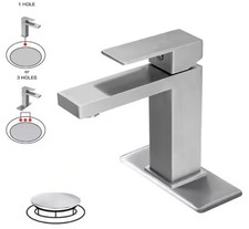 BWE A-96006-N-2  1-Handle Low-Arc Bathroom Fa...