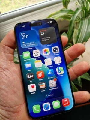 Apple iPhone 15 Pro - 128 GB - Titan Schwarz 88%