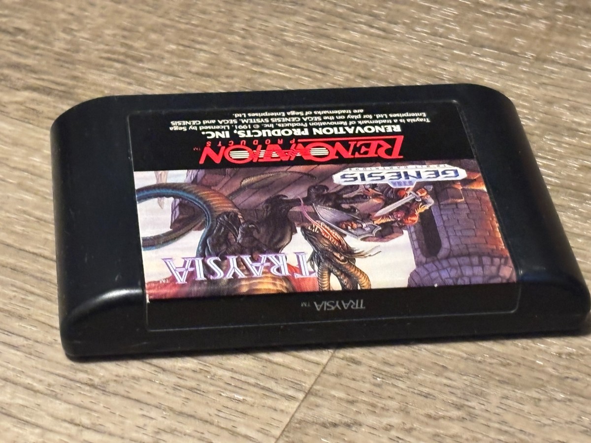 Traysia Sega Genesis Game + Case Tested Authentic Good Shape | eBay