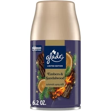Glade Automatic Spray Refill Embers & Sandalwood Scented Air Freshener for Ho...