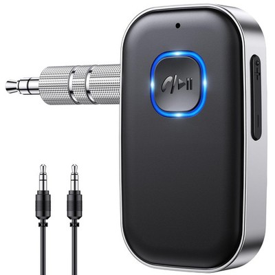 Bluetooth 5.3 Adapter Auto Upgraded Lärmminderung 3,5mm Aux Bluetooth Adapter