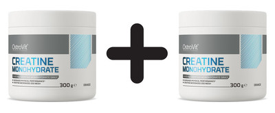 2 x OstroVit Creatine Monohydrate, Orange - 300g (31,50 EUR/kg)