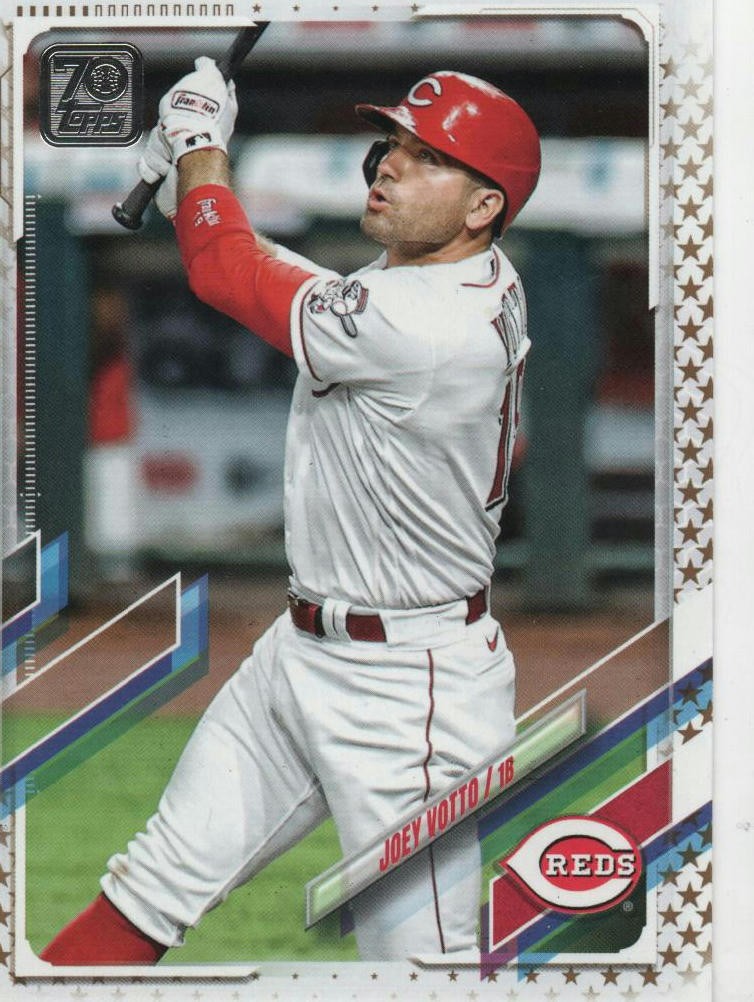 2021 Topps #275 Joey Votto Gold Star Cincinnati Reds