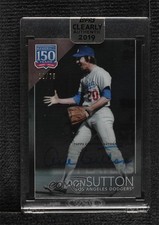 2019 Topps Clearly Authentic Black 22/75 Don Sutton #YBP-DS Auto HOF m4h