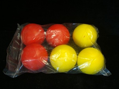 6 Pk Go Gator Balls Yellow and Red