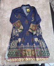 NWT Khaadi Purple Printed Kurta Size Medium
