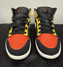 Jordan Air Jordan 1 Mid Top Leather Colorblock Sneaker Kids 1Y BQ6932-087