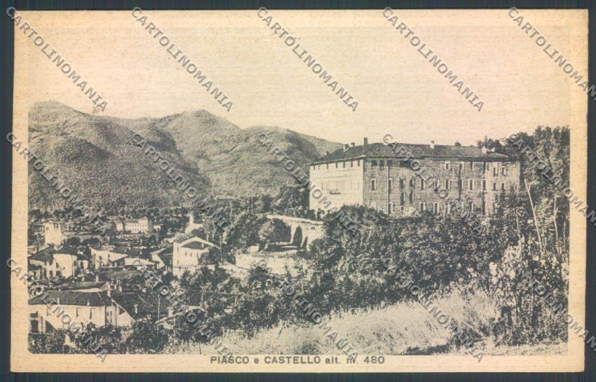 Cuneo Piasco cartolina ZB2290
