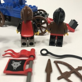 Vintage LEGO Castle Wolfpack Renegades 6038 Incomplete Set With Minifigures