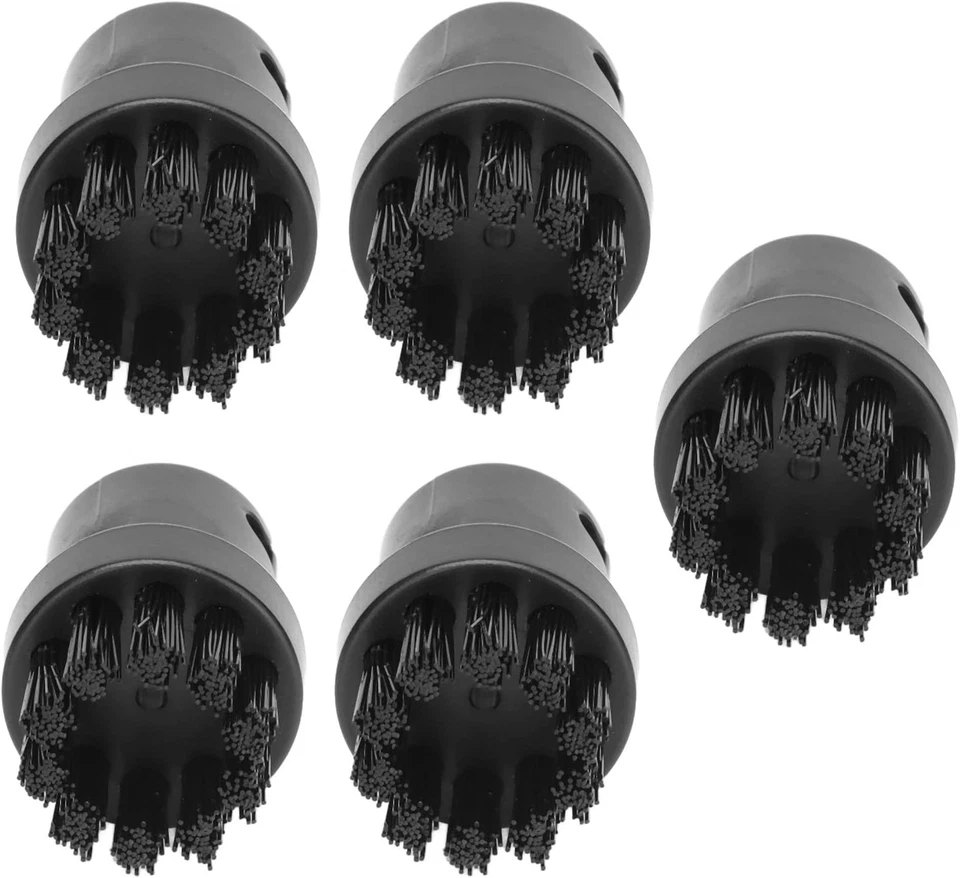 Cepillo de limpieza de motor de vapor de 5 piezas cabezal de cepillo de fregona de vapor ABS limpieza de vapor Foto 3 de 4