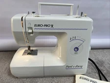 Euro-Pro Model 420 Sewing Machine Fast & Easy Tested Works Great