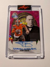 JOHNNY MANZIEL Auto 2026 Leaf Metal PRESIDENTS DAY MONEY MANZIEL INSCRIPTION 1/1