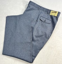 Men's VTG 1970s Levi's Blue Panatela Pants Sz 42 X 32 Dacron Polyester NWT