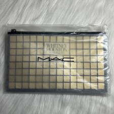 MAC x WHITNEY HOUSTON GOLD LIMITED EDITION CLUTCH MAKEUP BAG  NEW