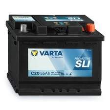 VARTA C20 Autobatterie, 55Ah 12V 420A, ProMotive SLI, 555064042