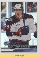 2023-24 Upper Deck Series 1 Silver Foil Yegor Chinakhov #54 READ 1e7g