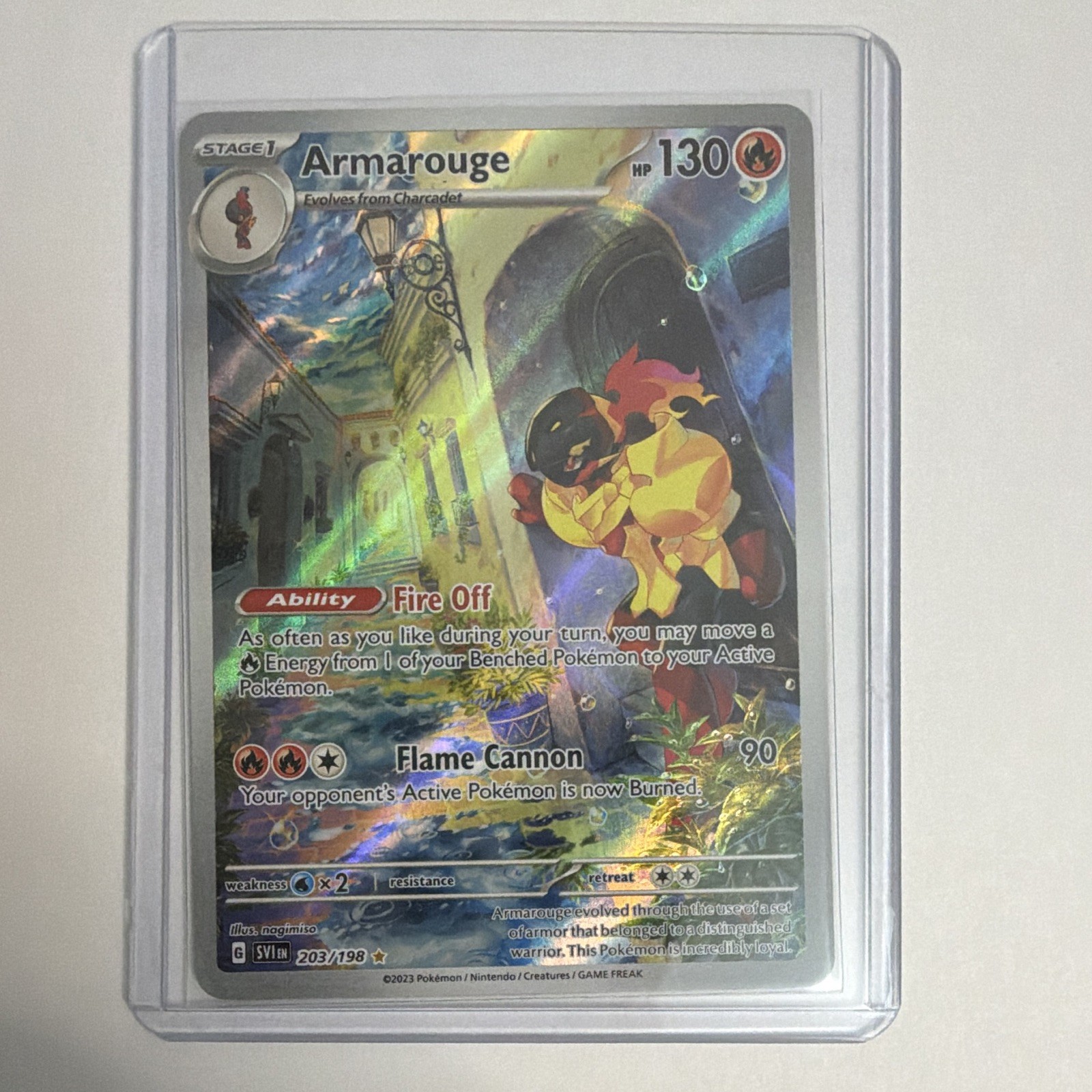 Armarouge #203 Pokemon Scarlet & Violet