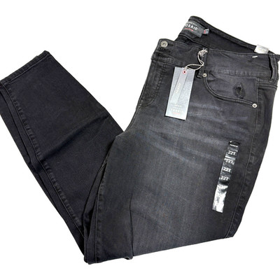 Torrid Womens Plus 22T Premium Black Distressed Jeans Y2K Grunge High Rise