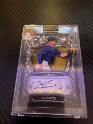 2024 Wild Card Black 1/1 Trey Sweeney Auto Holo-Lux Weekend Warrior Tigers RC