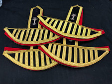 Coppia Spalline Bullion Nido Di Rondine - Surplus Esercito Britannico