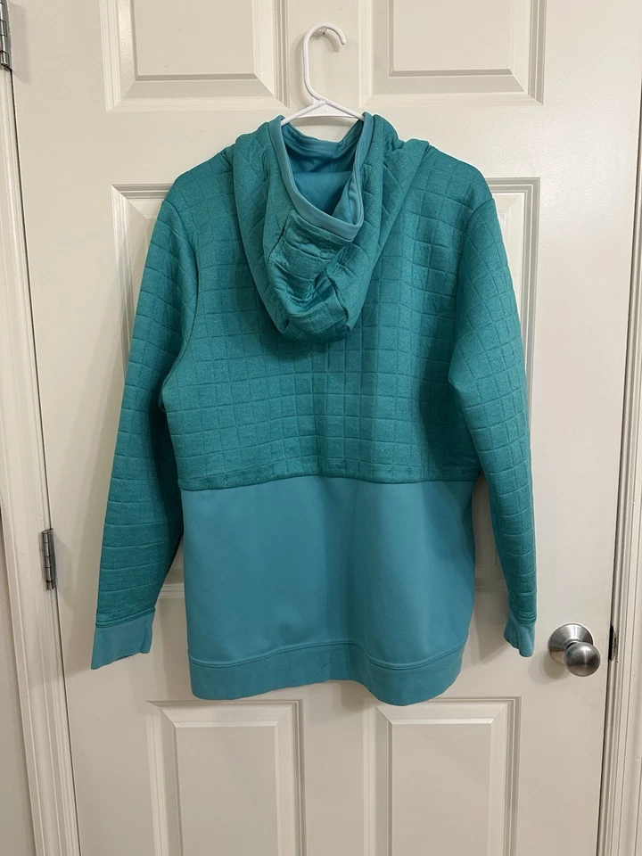 Sudadera con capucha acolchada The North Face para mujer talla XXL media cúpula con gráfico acuático Foto 2 de 4