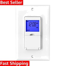 Interruttore Timer Astronomico Programmabile 7 Giorni per Luci, Alba Tramonto Progr...