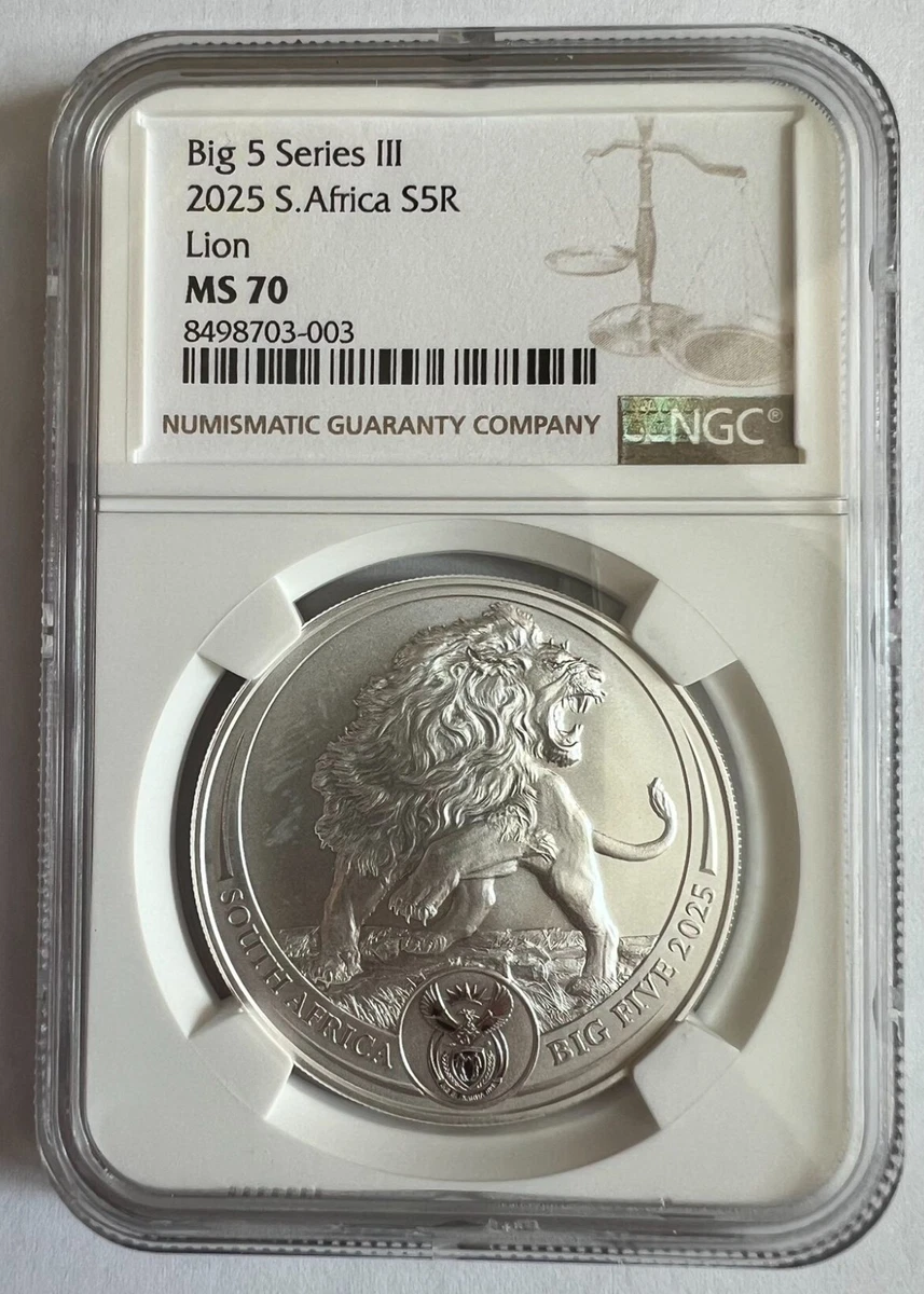 MS 70 Graded South African Coins for sale | eBay