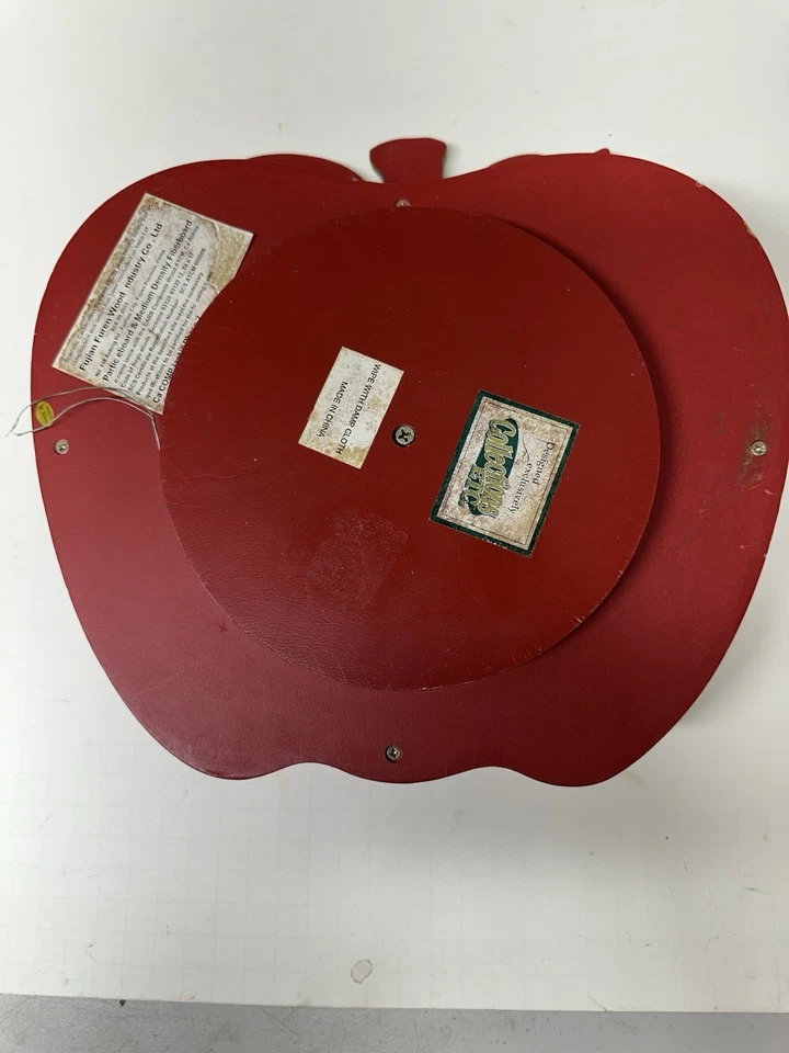 Apple  Lazy Susan Turntable 11 1/2 Fujian Furen Wood  - Image 4 of 4