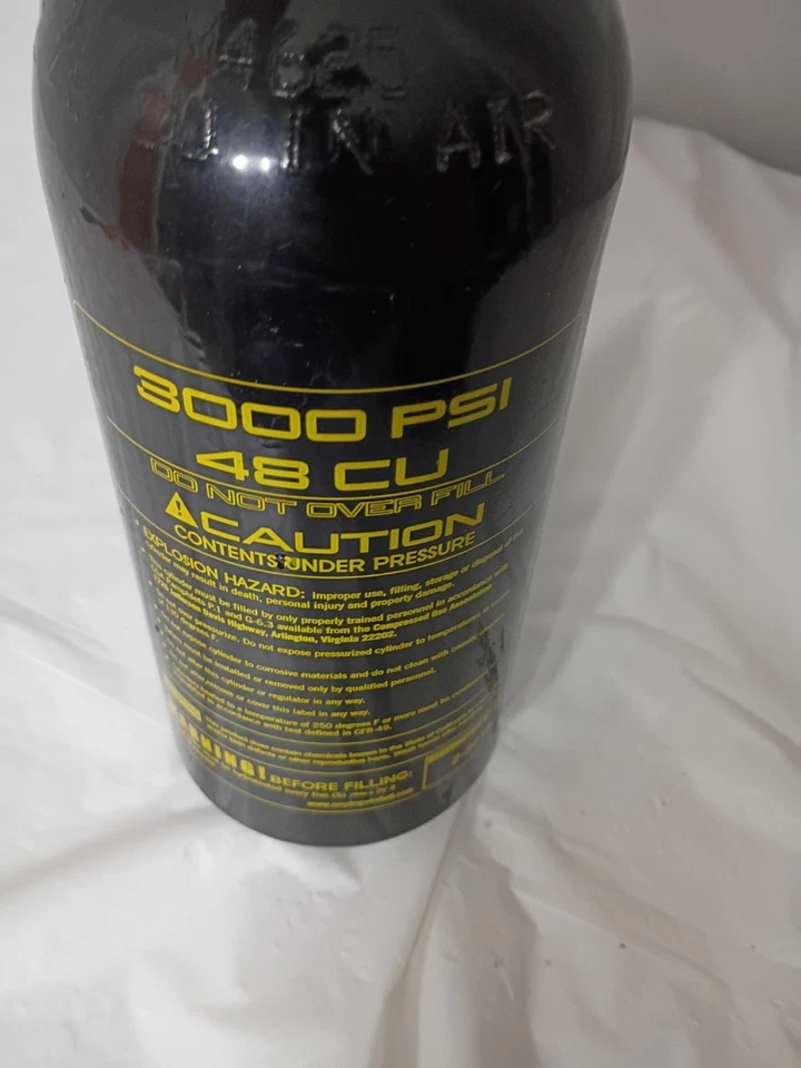 Tanque de paintball Pure Energy 3000 psi 48cu - Imagem 3 de 4