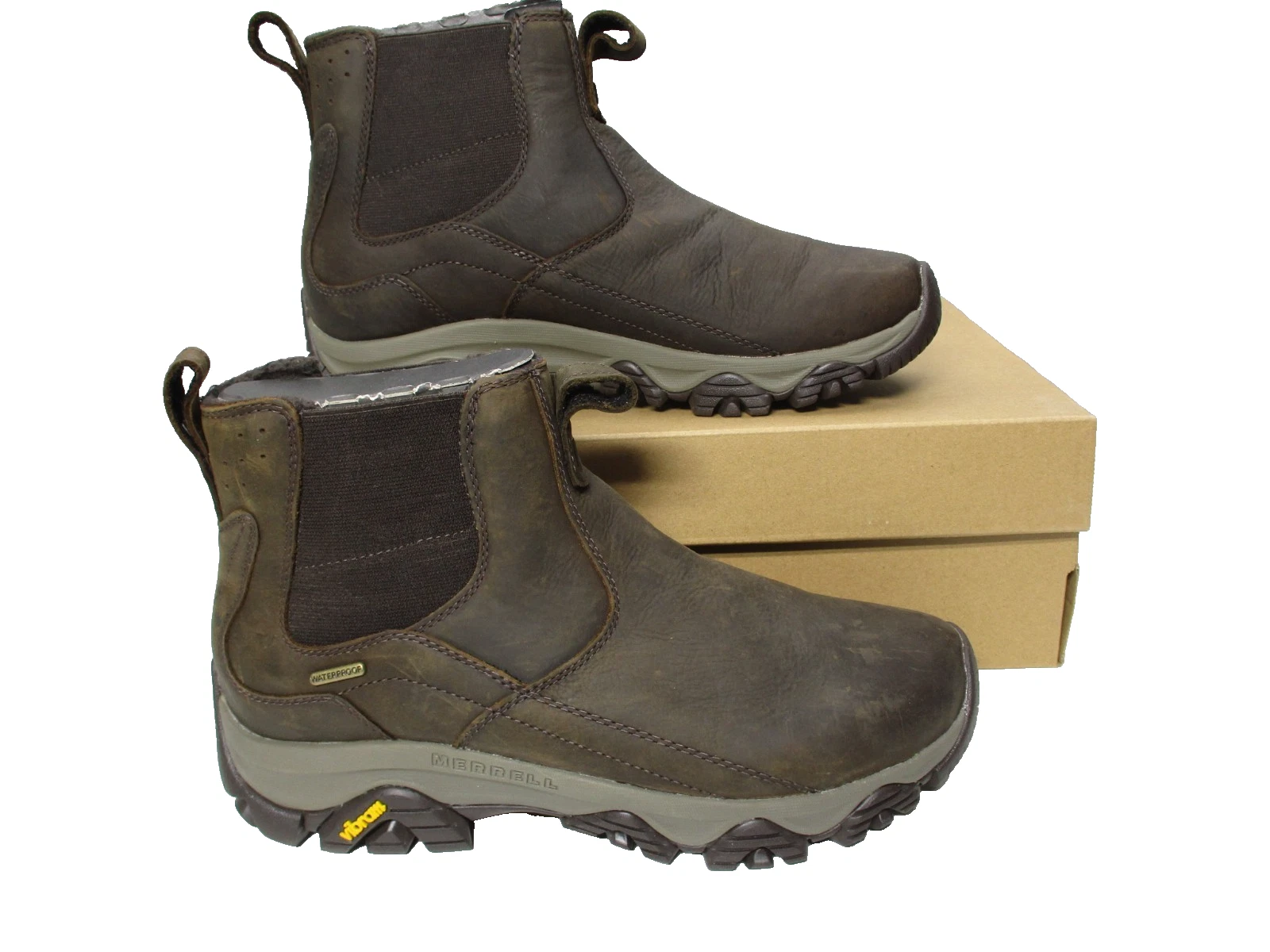 Merrell Moab Adventure 3 Hiking Chelsea Boots Mens Sz 10 M Brown Earth Leather
Opens in a new window