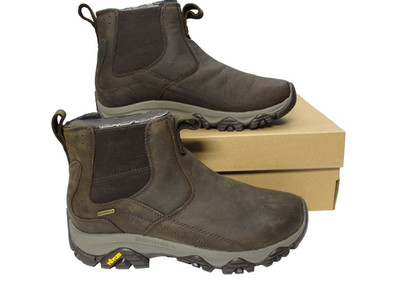 Merrell Moab Adventure 3 Hiking Chelsea Boots Mens Sz 10 M Brown Earth Leather