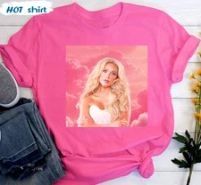 Megan Moroney Pink Logo T Shirt Pink Size S-5XL