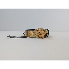 Versace Medusa Reversible Barocco / Leather Belt in Gold/Black BNWDB 80